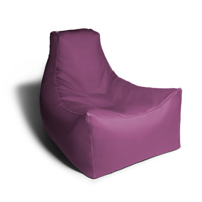 Trule Juniper Premium Faux Leather Classroom Bean Bag Chair by Trule