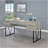 Sonoma Grey Driftwood 4-Drawer Writing Desk-1685857183