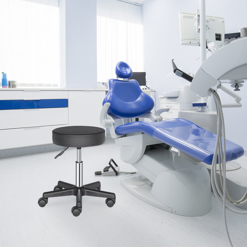 Jeeves Adjustable Height Ergonomic Lab Stool Wheels