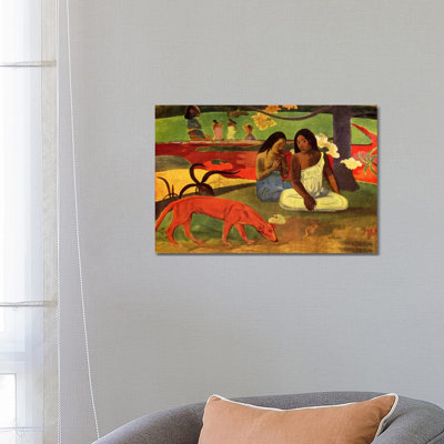 Arearea, 1892 by Paul Gauguin - Wrapped Canvas Painting