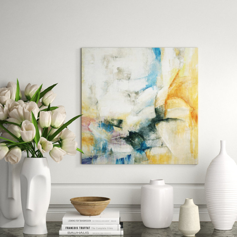 Interlochen Painting by F. Elizabeth Douglass, 54" H x 54" W x 1.5'' D, Knife Gel