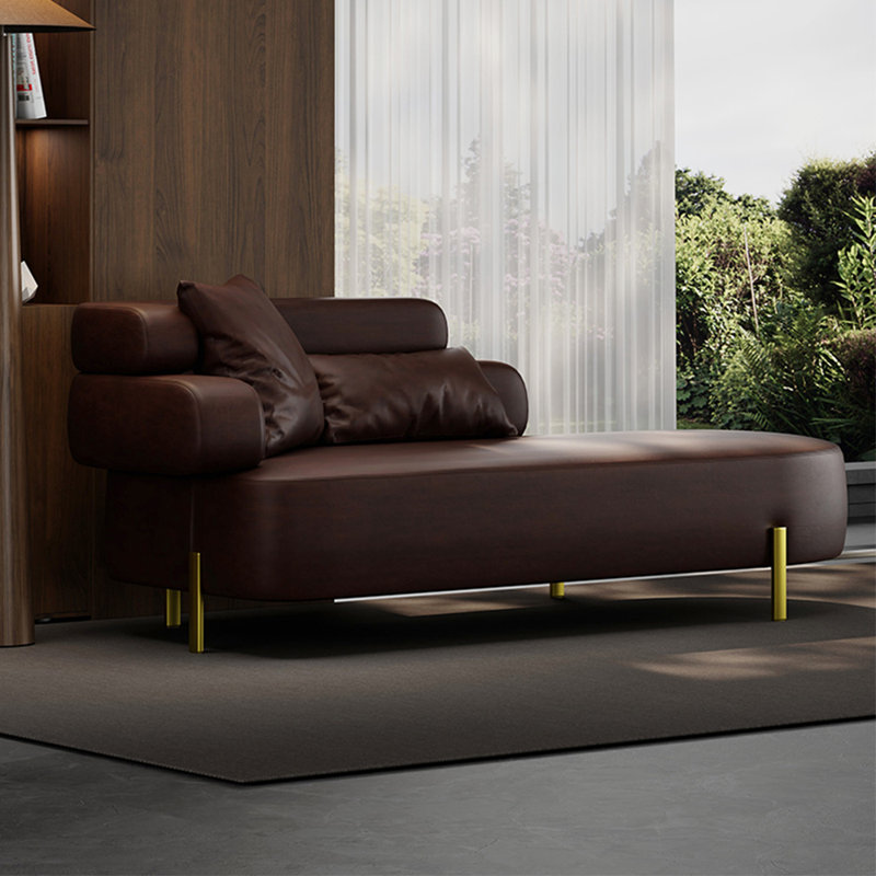 Chaise longue paresseuse à la fois simple et créative, Orienté à gauche (vu de face), Café
