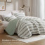 3-Piece King/Cal King Yarn-dyed striped comforter