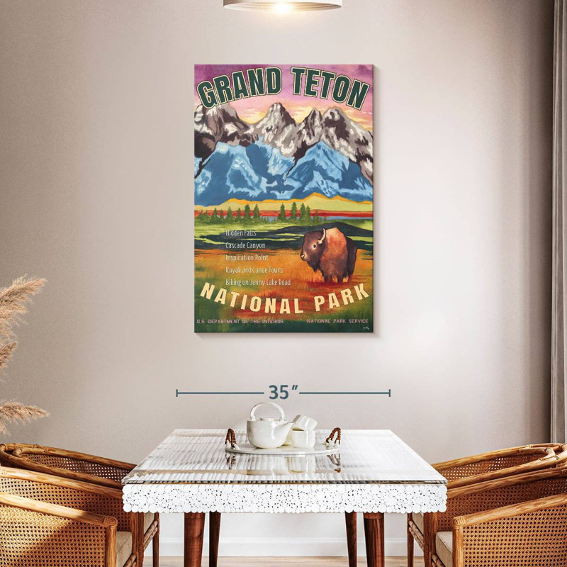 Parc national Alvord Grand Teton, H 24 po x l 16 po
