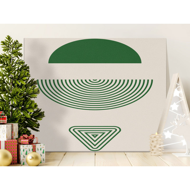 Wrapped Canvas Print Set, 81.28 cm H x 121.92 cm W, Green