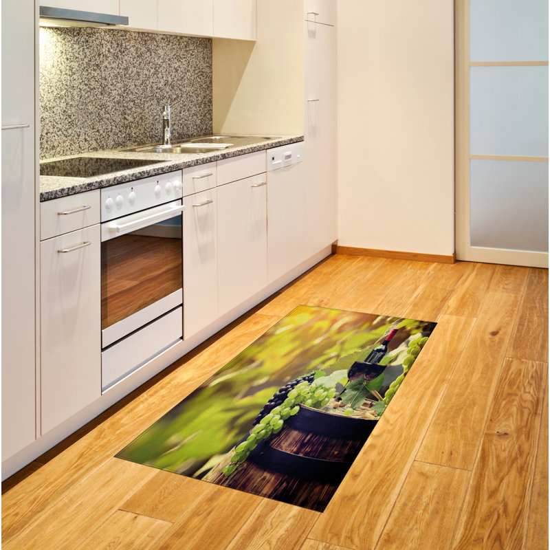 Wine High Density Long Fiber Poly Threads Decorative Area Rug Carpet, Rectangle 2'7" x 5'