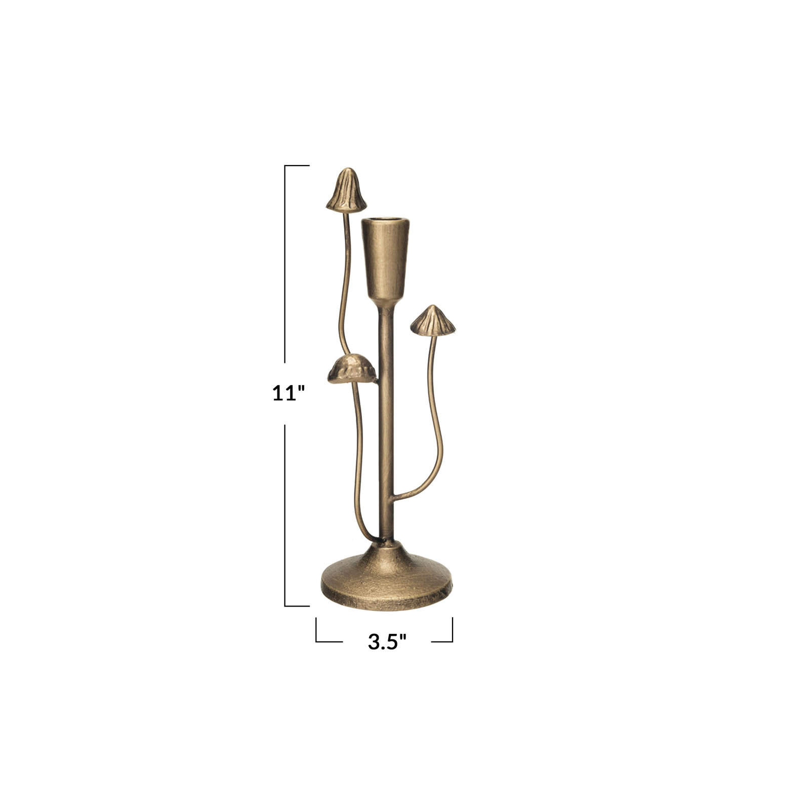 Colorado 11" Metal Tabletop Candlestick Holder