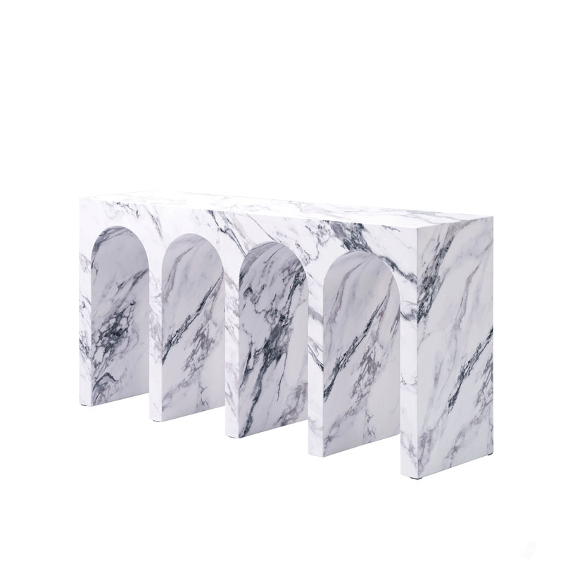 Fritzy Engineered Stone Console Table