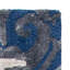 Tapis bleu marine en laine / coton touffeté à la main Pimentel-1674299412