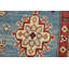 Tapis unique bleu 4 pi x 5 pi 10 po One-of-a-Kind