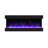 Kamara 3-Sided Electric Fireplace, Recessed and Wall Mounted Heater Fireplaces, Built-in Fireplace Decorations for Living Room with Overheating Protection, Remote, Log & Crystals, Black-1921673394