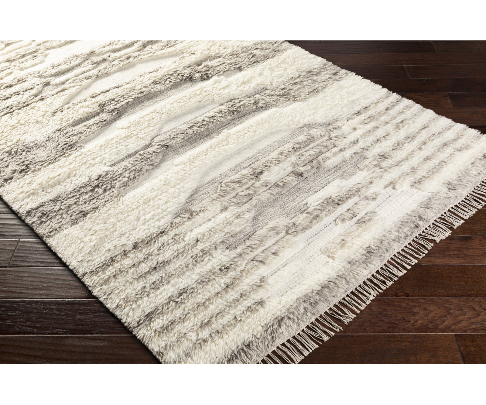 Rafe Handmade Wool Rug, Rectangle 3'6" x 5'6"