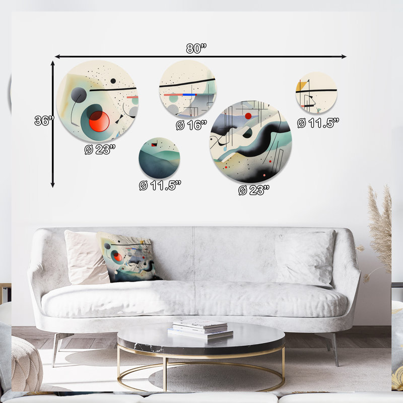 Gris et vert embrassant Art II - décoration murale géométrique moderne en métal