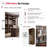 48" 3-Panel Slide-Out Closet Mirror – Multi-Angle Pivot, Full-Extension Soft-Close Mounting System