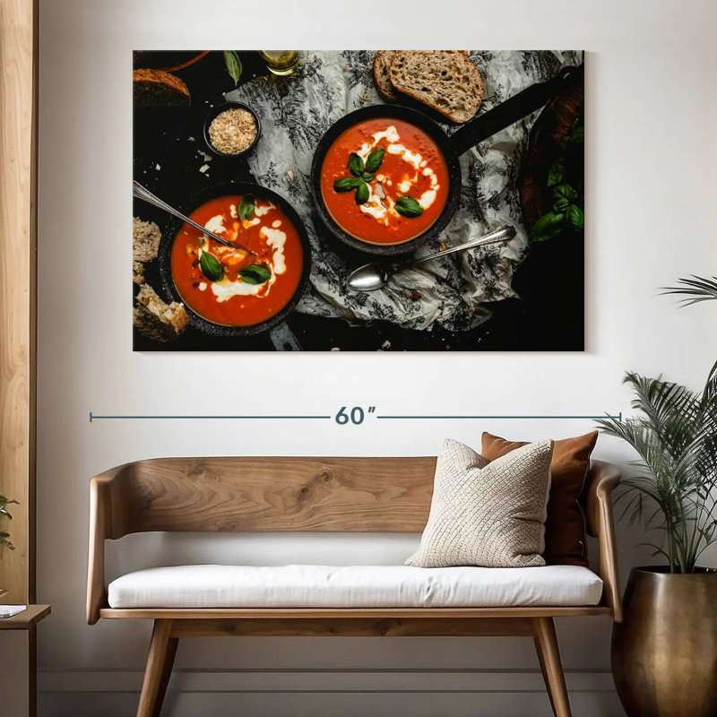 Yarlin Tuscan Tomato Soup, 34" H x 51" W