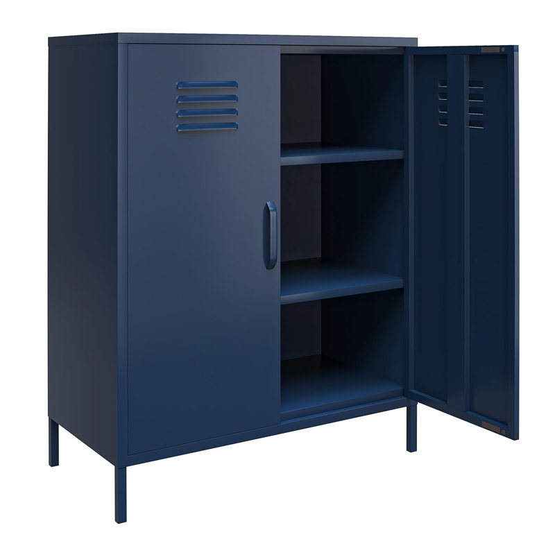 Manushe 2 -Door 2 -Shelf, Navy