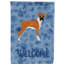 Caniche en polyester à 2 côtés 40 x 28 po standard welcome drapeau maison-957492870