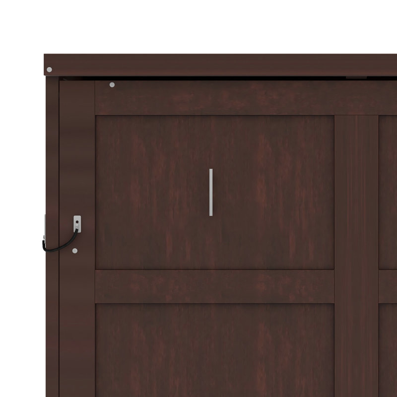 Modern Murphy Bed, for Multi-Functional Rooms, Espresso, Double