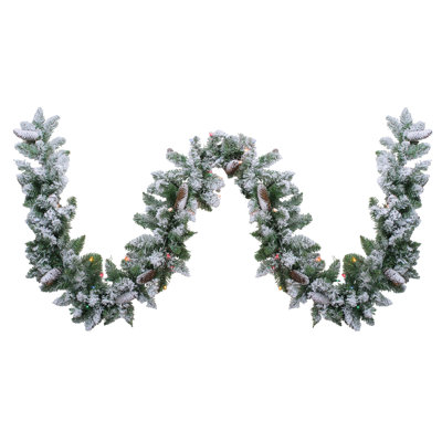 Guirlande de Noël artificielle 9 pi x 10 po