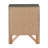 Elegant Gray Storage Nightstand