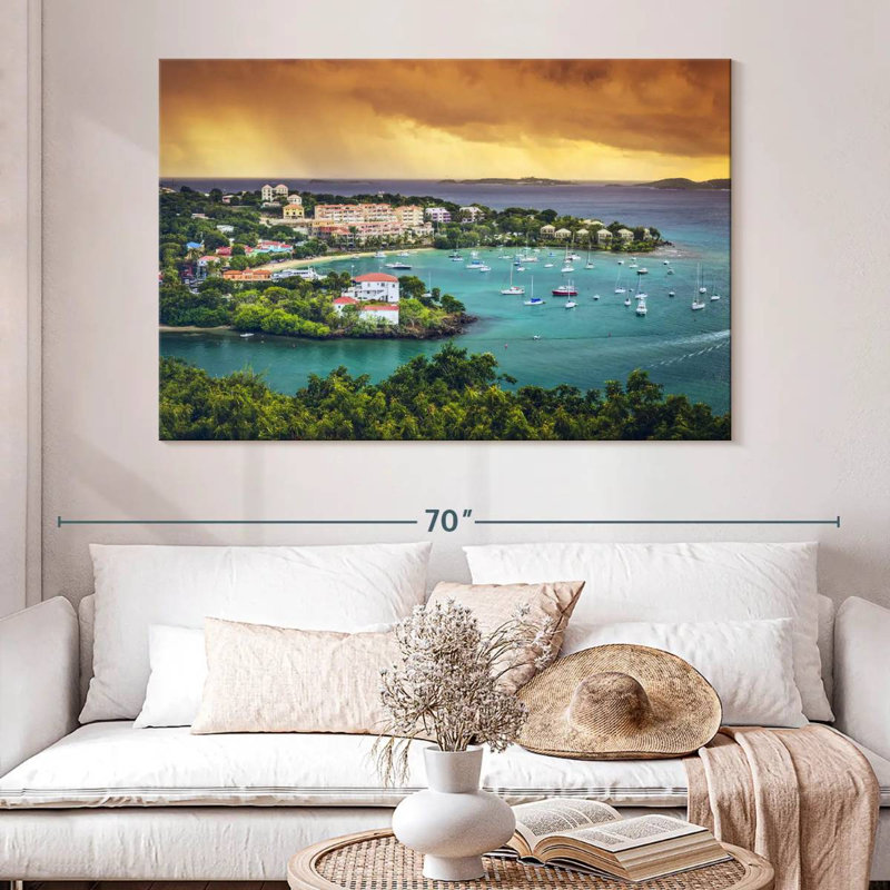 Gillard Saint John Virgin Island, 34" H x 51" W