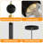  Modern Black Pendant Lights, Adjustable Hanging Lights For Kitchen Island, Dining Room, Or Bedroom (Set Of 3)