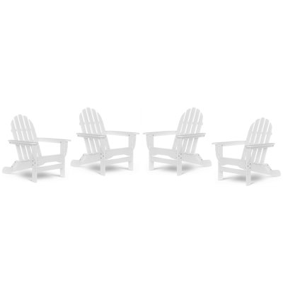 Chaise Adirondack d'extérieur en bois Hartington