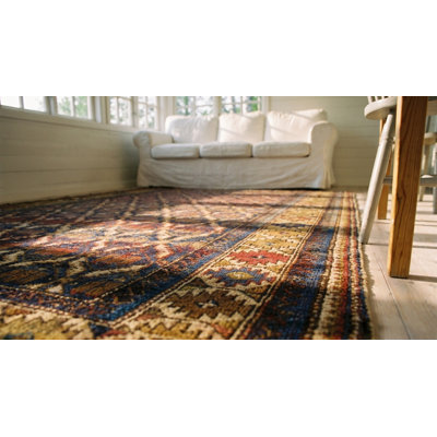 Tapis bleu antique Caucase - Shirvan