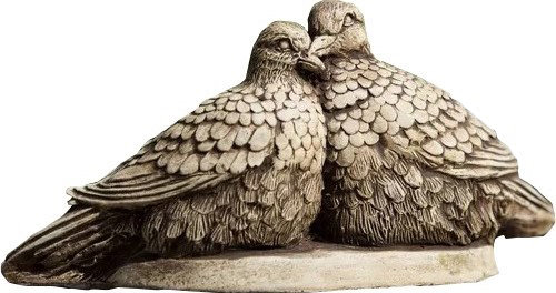 Lovebirds Statue, Natural