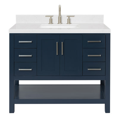 ARIEL Magnolia 42 Single Bathroom Vanity with Top