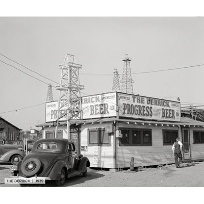 The Derrick, Historic Oklahoma City - reproduction de photo sur toile tendue
