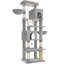 Large Cat Tree Tower, Cat Tree for Indoor Cats, Climbing Tower for Large Cats, 5 Scratching Post, 2 Large Platform, 2 Caves, 2 Baskets, Stairs, Hammocks-1297863285-1297863287