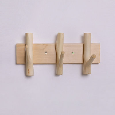 Branchout Solid Wood Hook Rack