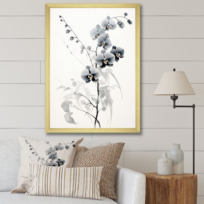 «Cederlind Asian Art Orchids Sumi», reproduction sur toile