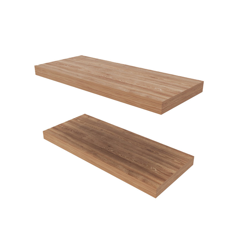 Tablette flottante Dallas, salon, pin clair, Beige