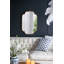 Miroir mural en métal avec bords entaillés