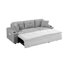Canapé d'angle convertible avec rangement pour accoudoirs, méridienne droite pour salon et appartement, design moderne