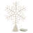 Glittered Snowflake Tree Topper 12.5"H