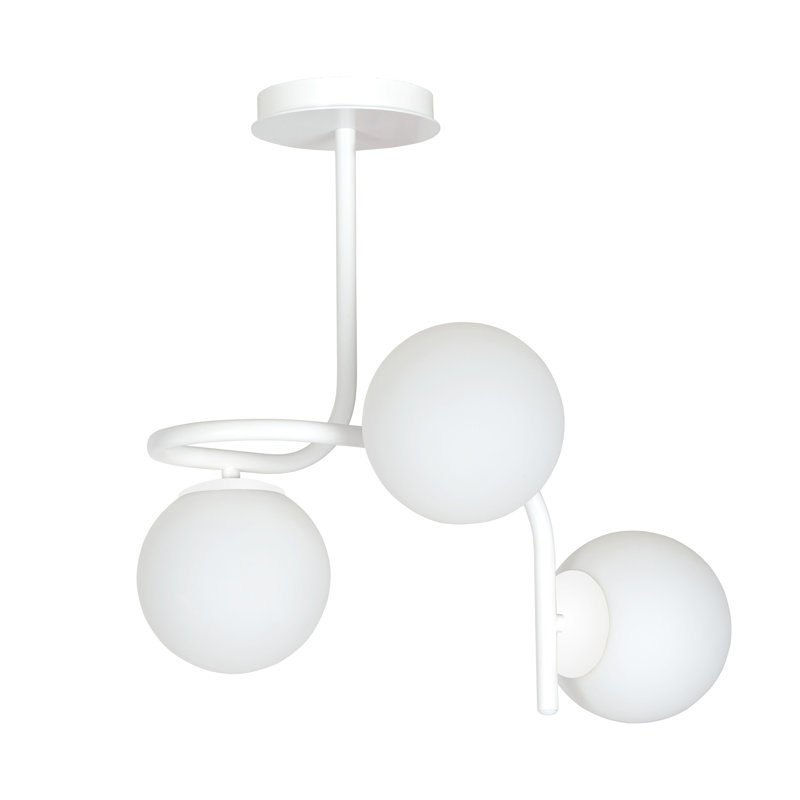 Gabilan 3 - Light Unique/Statement Pendant, White
