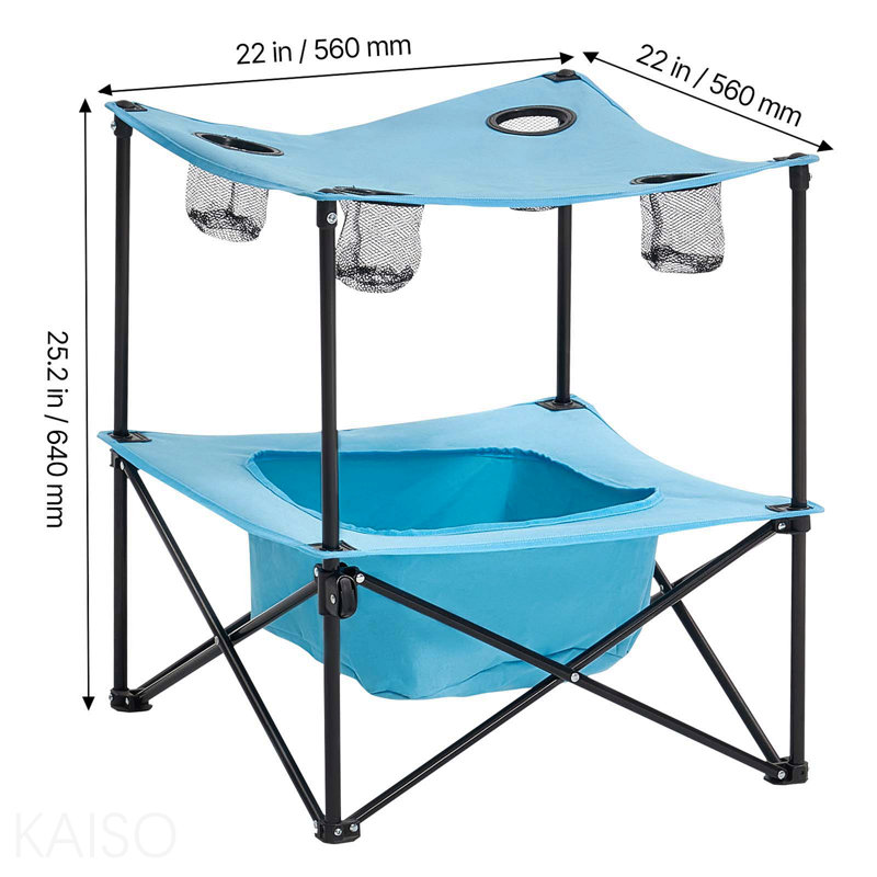 Table de camping pliante portative Oxford