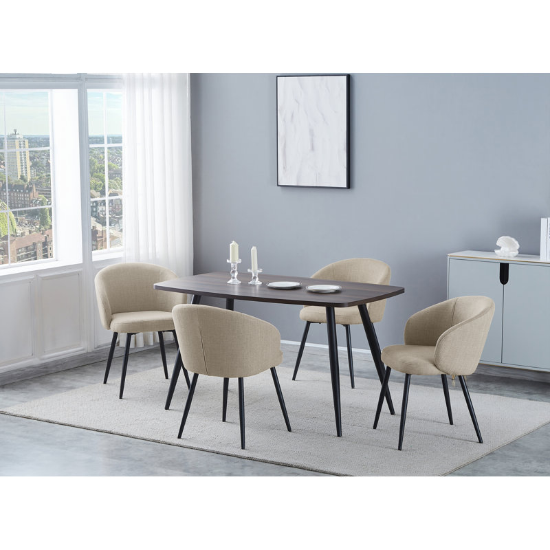 Oronogo 42cm H Upholstered Armchair, Beige