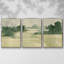 Watercolor Pasture I 3 pièces-439217257-439217260