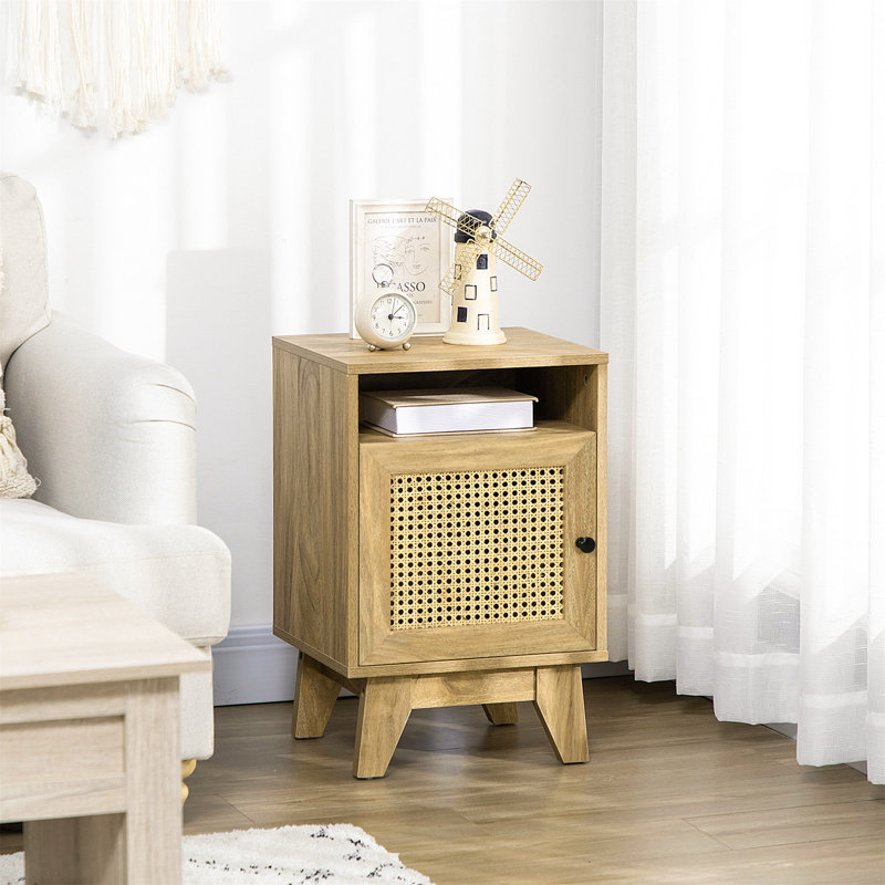 Mullica 39 cm W Bedside Table
