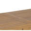 Ensemble de salle à manger d'extérieur 5 pièces en bois d'acacia 5 pièces