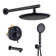 3-Function Rainfall Complete Shower System with 5-Setting Handheld Shower and Bath Spout