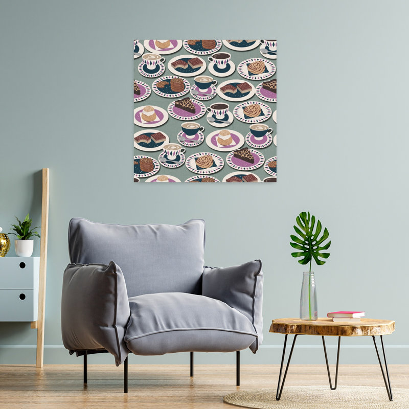 Art contemporain, art mural contemporain, H 24 po x l 24 po
