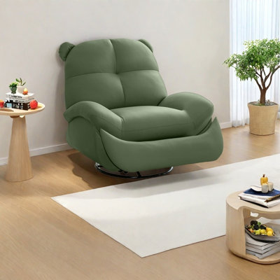 Fauteuil ergonomique rotatif en similicuir