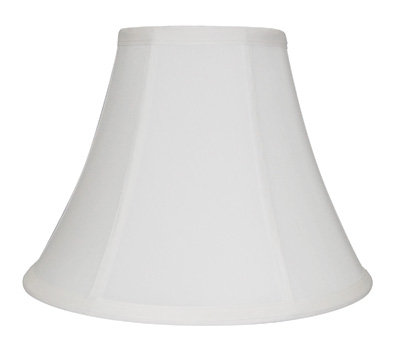 Abat-jour empire blanc H 9,5 po x l 11,8 po