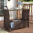 Bratton Heights Aluminum and Resin Wicker Bar Cart,Kitchen Cart,Coffee Station-19098292