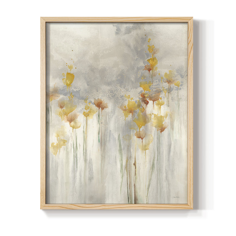 Whistful Framed Print - Solid Wood, Natural, 21" H x 17" W